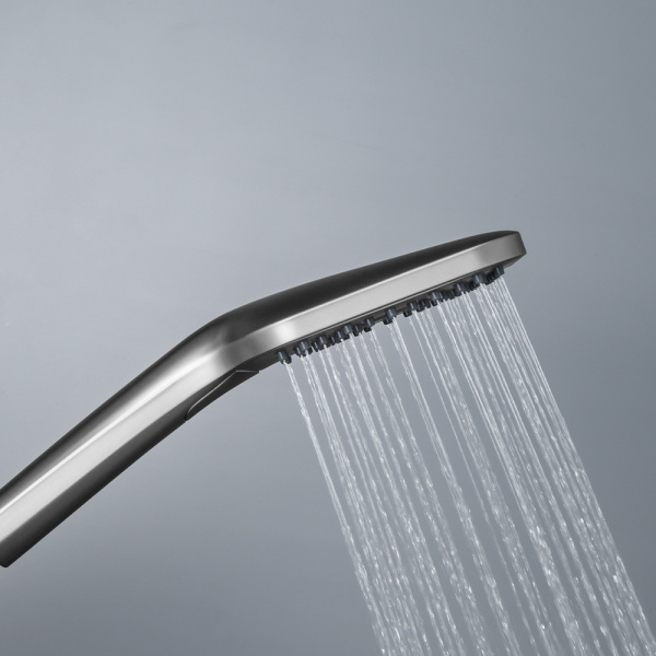 Душевая лейка AVS Cube оружейная сталь