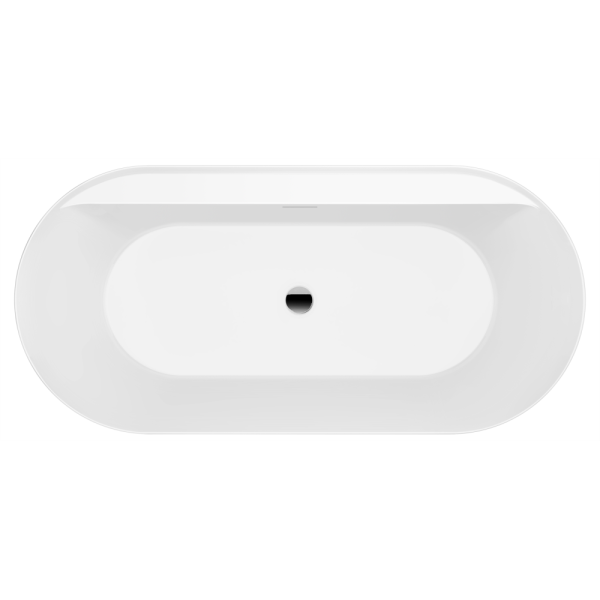 Акриловая ванна AVS Венера 170x80 белая, с донным клапаном