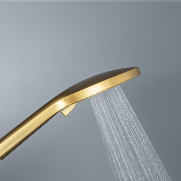 Смеситель для ванны с душем AVS Pulse брашированное золото