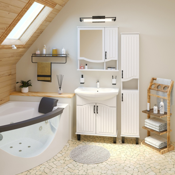 Тумба с раковиной Runo Марсель 00-00001200+УТ00000375 65 см