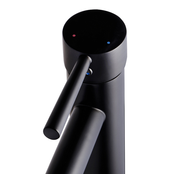 Смеситель для раковины MAXONOR Superior PL1087-7 черный матовый