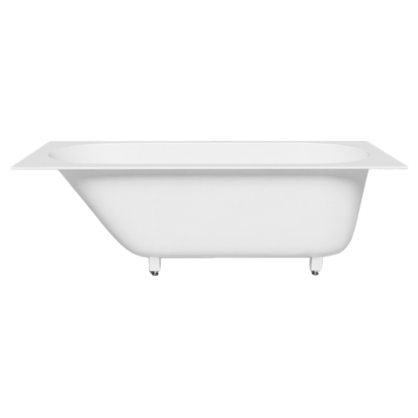 Ванна из искусственного камня Salini Ornella KIT S-Stone 170x75 белая матовая, с ножками