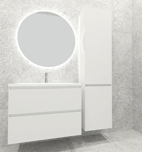 Шкаф-пенал AVS Гармония 40x165 L белый