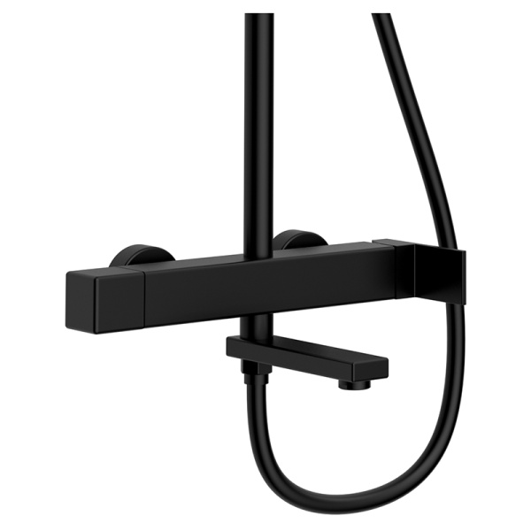 Душевая стойка AVS Cube 811-222-MB черный матовый