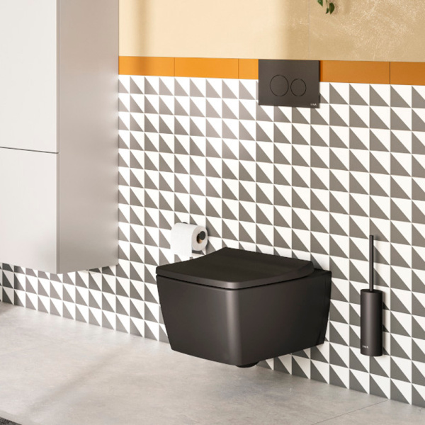 Унитаз подвесной Vitra Metropole 7672B083-0101+122-083-009 безободковый