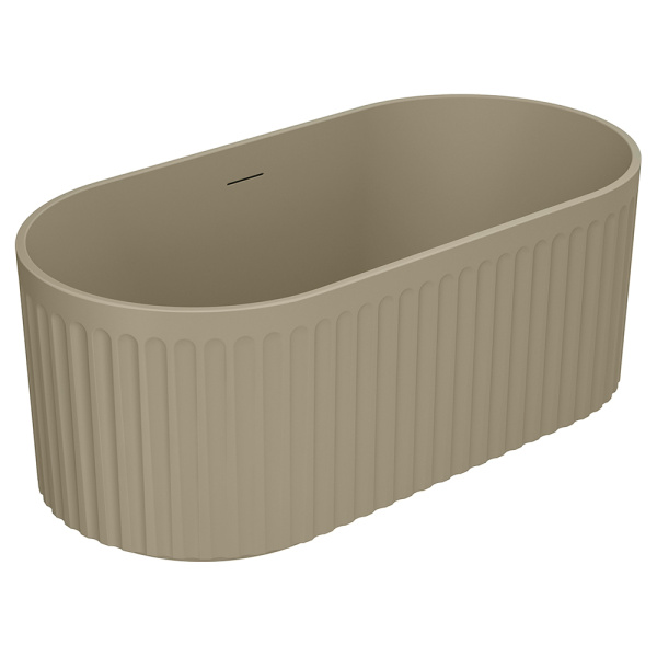 Акриловая ванна AVS Олимпия 170x75 оливковая светлая матовая, c донным клапаном