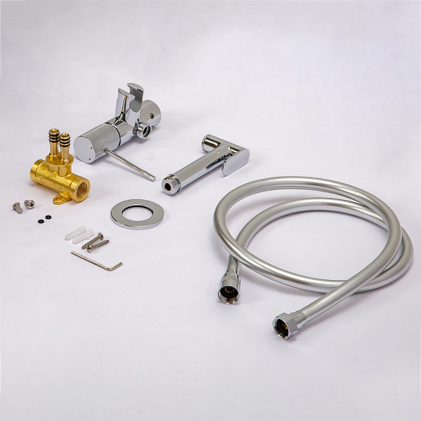 Гигиенический душ со смесителем AVS Seeme хром