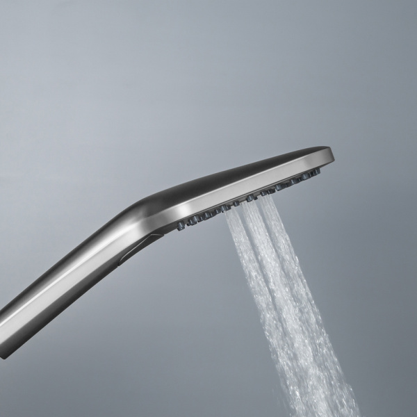 Душевая лейка AVS Cube оружейная сталь