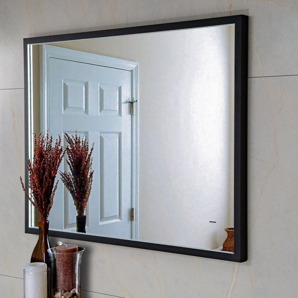 Зеркало с подсветкой AVS Мичиган 60x80 см, черное