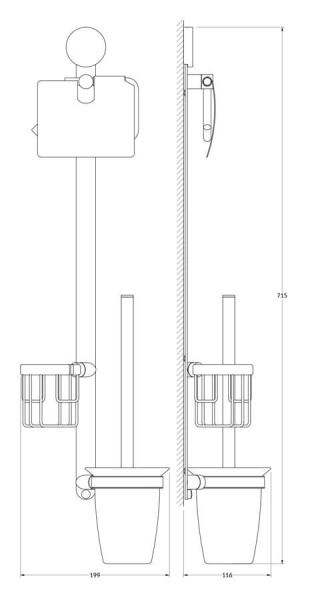 Комплект для туалета Harmonie Artwelle HAR 054