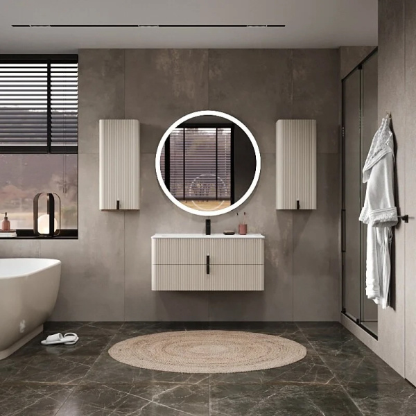 Пенал 355*825*225 левый Беж мат Арно BRIZ