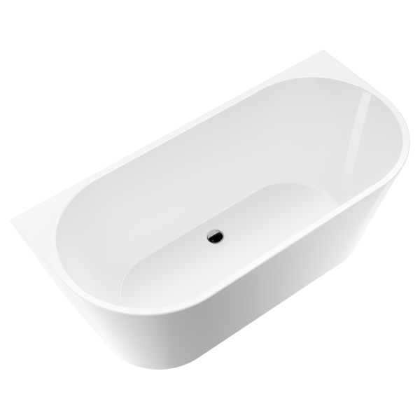 Акриловая ванна AVS Фрея 150x75 белая, с донным клапаном