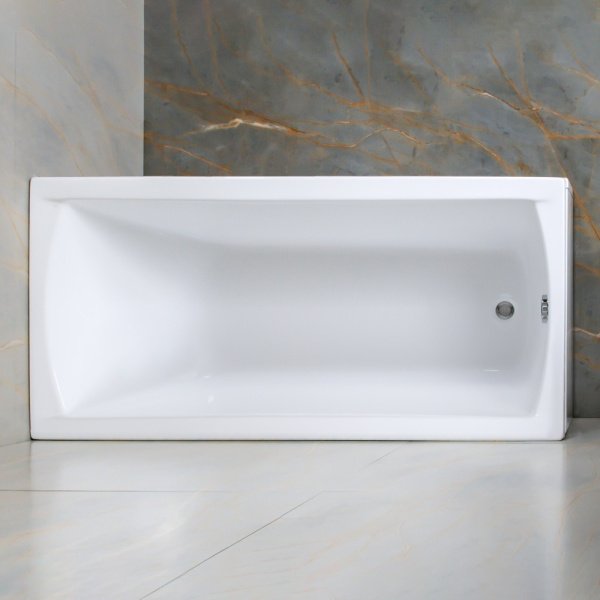 Акриловая ванна AVS Модена 170x70 белая, без каркаса