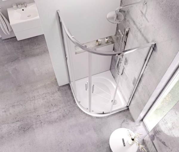 Поддон для душа Ravak Elipso Pro XA23AA01010 100х100 белый