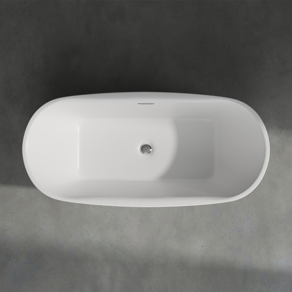 Акриловая ванна AVS Дэйзи 170x80 белая, c донным клапаном
