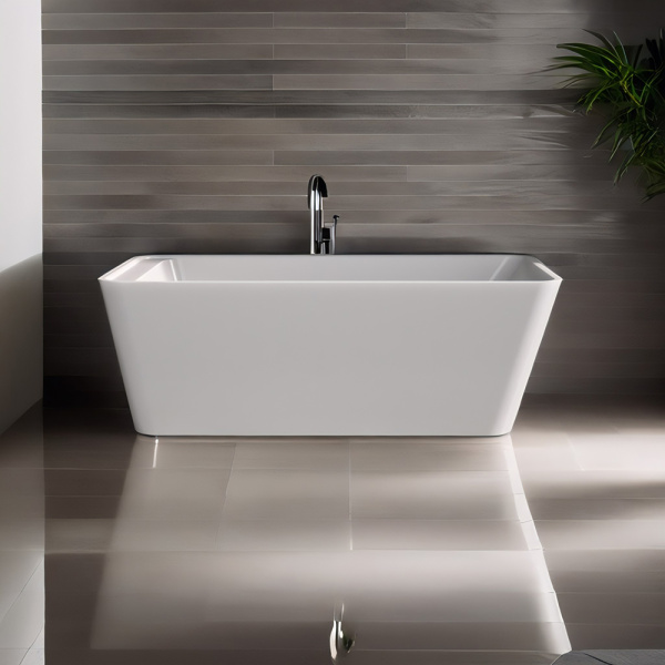 Акриловая ванна AVS Кардея 170х80 белая, с донным клапаном