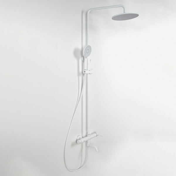 Душевая стойка AVS Slimmer белый матовый