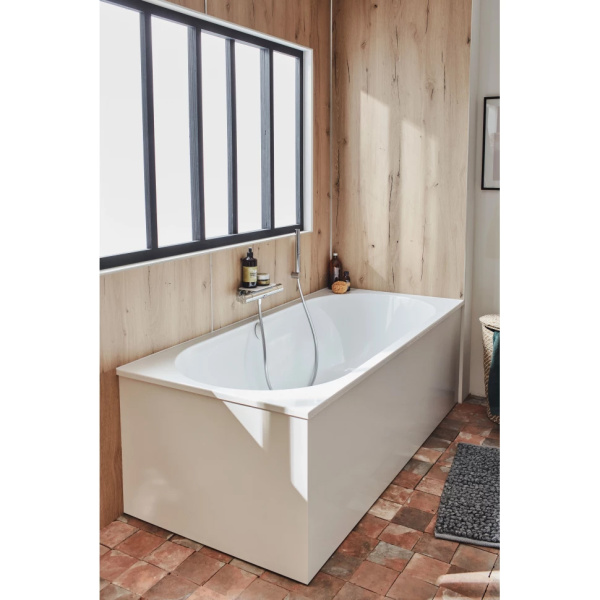 Ванна из искусственного камня Jacob Delafon Odeon Rive Gauche Flight 180x85 белая с ножками