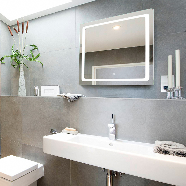 Зеркало с подсветкой AVS Ванер 80x60 см