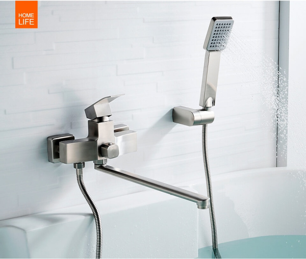 Смеситель универсальный Accoona Н206 A71206 сталь