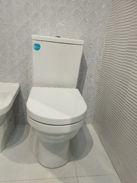 Унитаз-компакт VitrA S50 9797B003-7204 безободковый с микролифтом