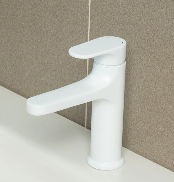 Смеситель для раковины Boheme Spectre 451-MW, белый матовый