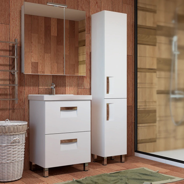 К-т: Тумба напольная 805*455*890+р-на Миранда+пенал 350*1800*300 прав. Ирида BRIZ