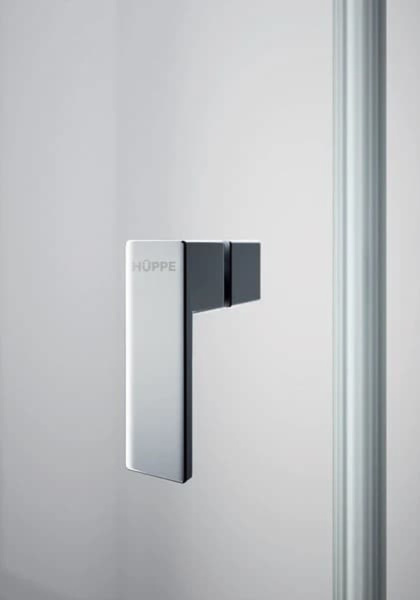 Душевая дверь в нишу Huppe Design Pure 90 профиль хром, стекло прозрачное