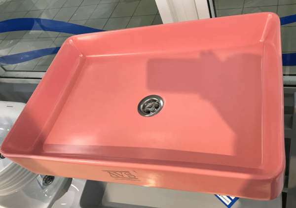 Раковина AVS AVS-82174-MP 60х40,5 розовая