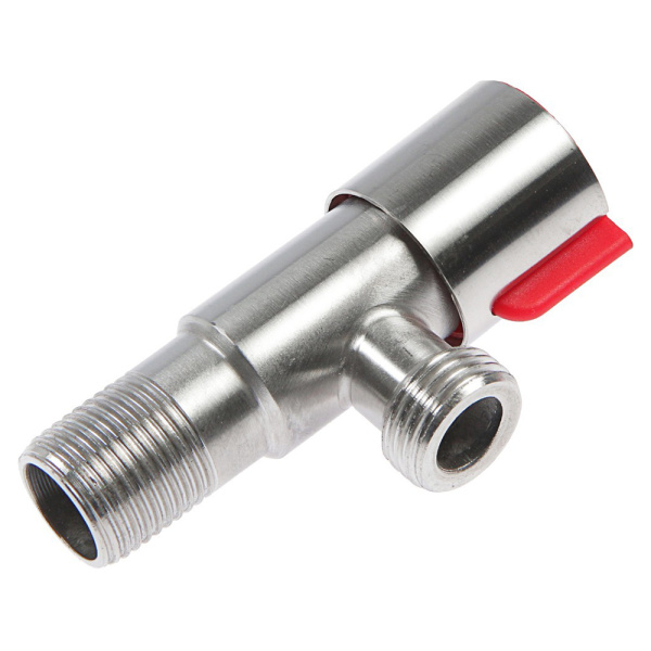 Кран угловой Accoona A473G-4 M1/2*1/2 красный