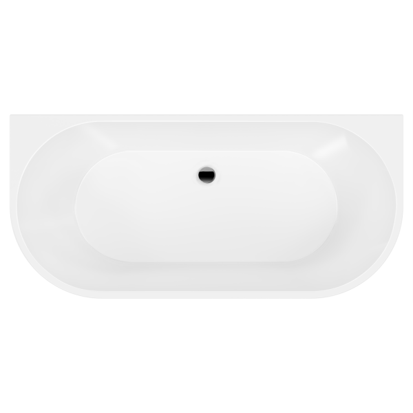Акриловая ванна AVS Фрея 150x75 белая, с донным клапаном