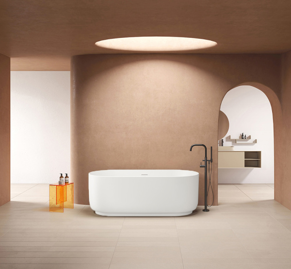 Акриловая ванна AVS Спарта 170x80 белая, с донным клапаном