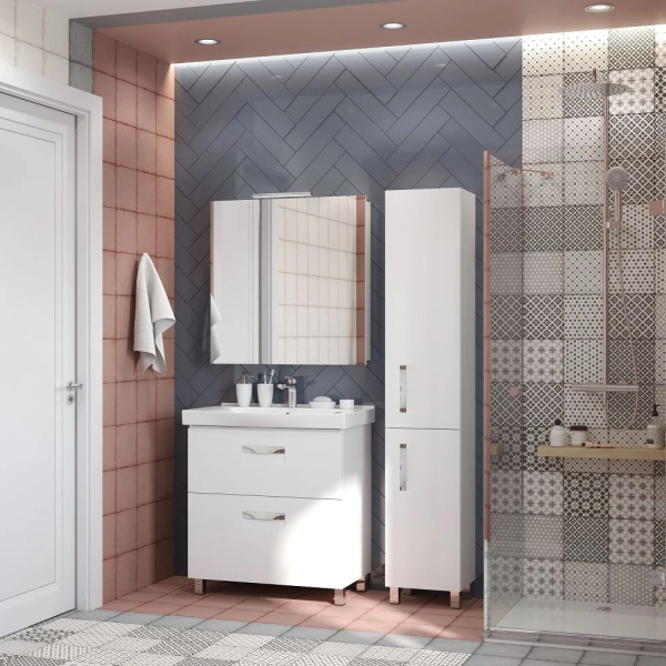 К-т: Тумба напольная 805*455*890+р-на Миранда+пенал 350*1800*300 прав. Ирида BRIZ