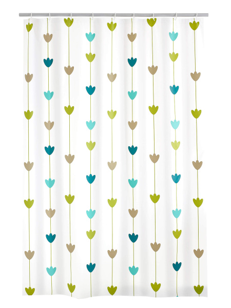 Штора для ванных комнат Lilla цветной 180Х200