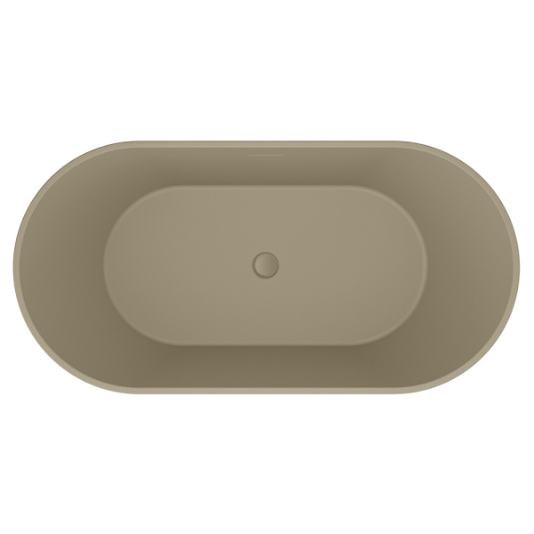 Акриловая ванна AVS Олимпия 170x75 оливковая светлая матовая, c донным клапаном