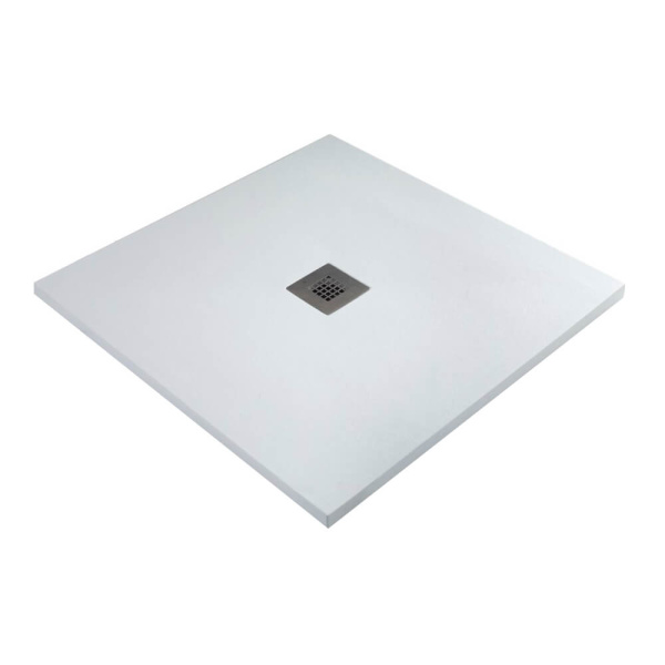 Душевой поддон Allen Brau Priority 90x90 8.31002-21 белый камень без сифона