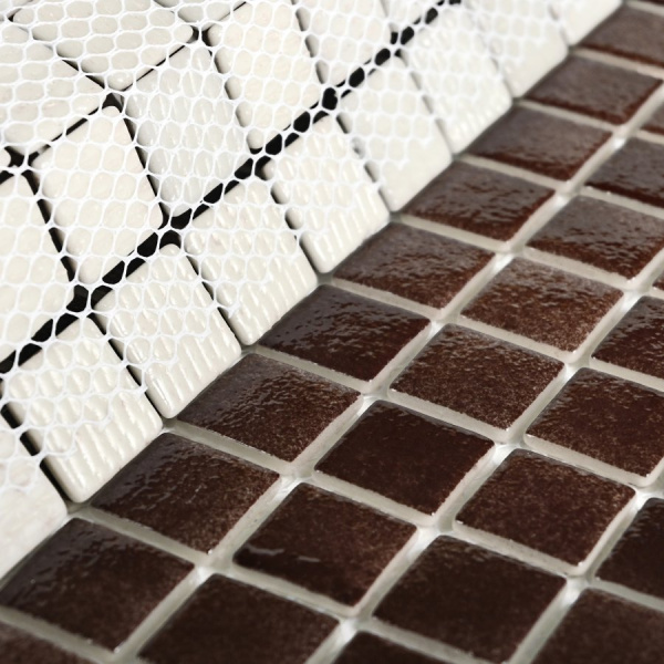 Мозаика Bonaparte Atlantis Choko 31,5x31,5 стеклянная