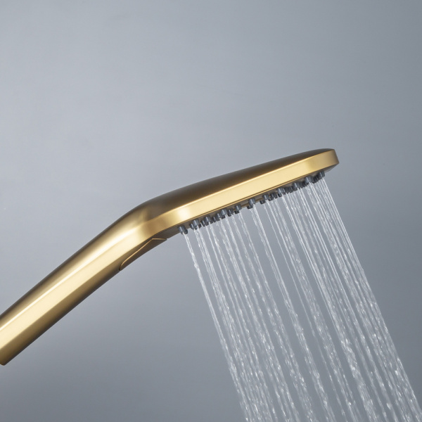 Душевая лейка AVS Cube брашированное золото